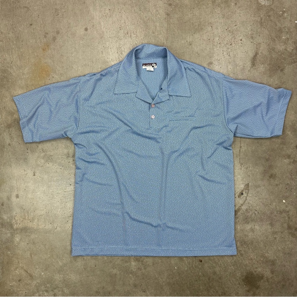 Vintage BC Ethic Made In USA Short Sleeve Y2K Knit Polo